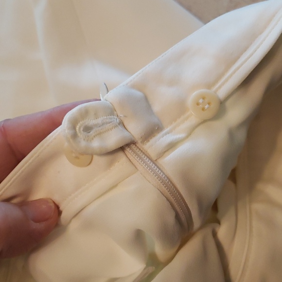 Giorgio Armani Black Label Ivory White Womens Trousers - Picture 6 of 16